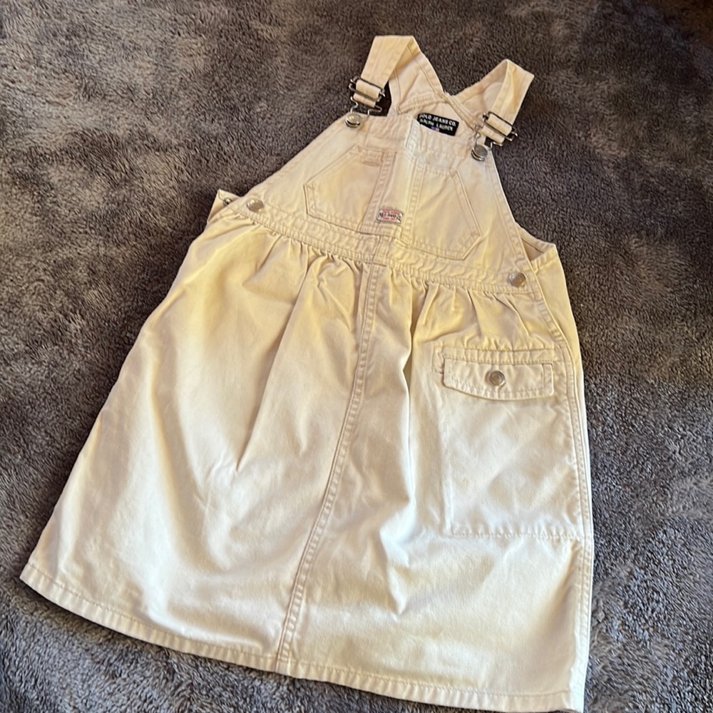 Ralph Lauren Kids Denim Overall Dress NWOT